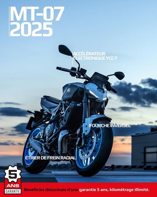 Venez essayer la MT-07 2025 chez Yam 31